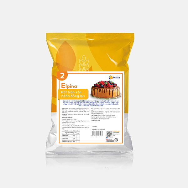 Farina — Elpina – Bột Trộn Sẵn Bánh Bông Lan