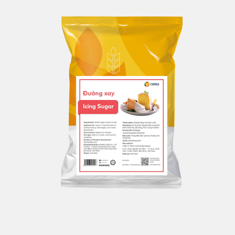 Farina — Đường Xay Icing Sugar