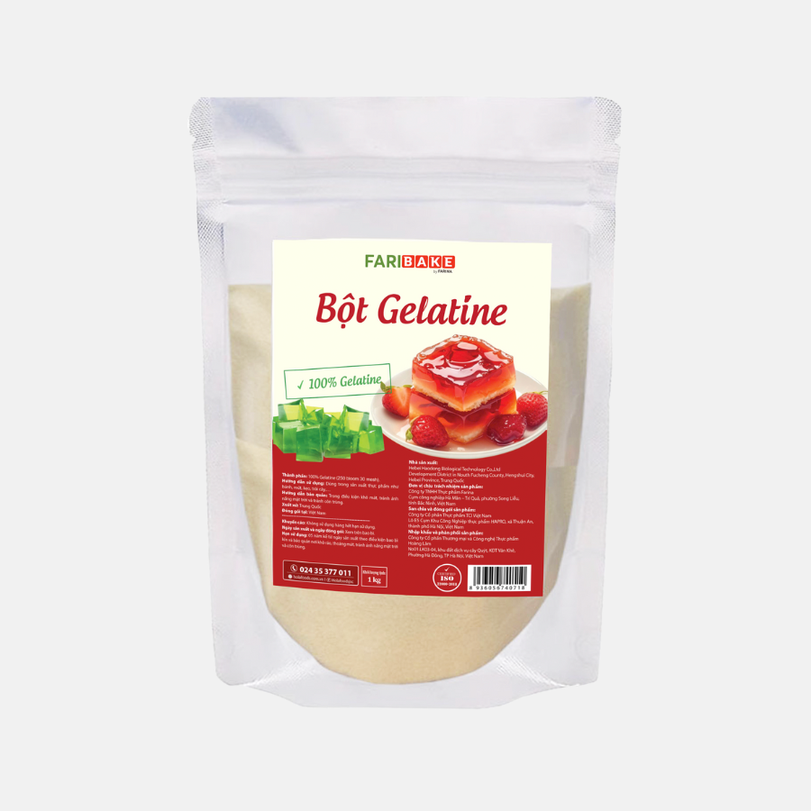 Farina — Bột Gelatine nhãn hiệu FariBake